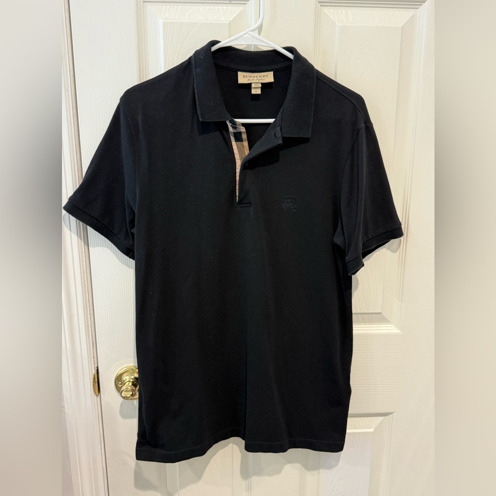 Burberry Classic Black Polo Shirt for Men